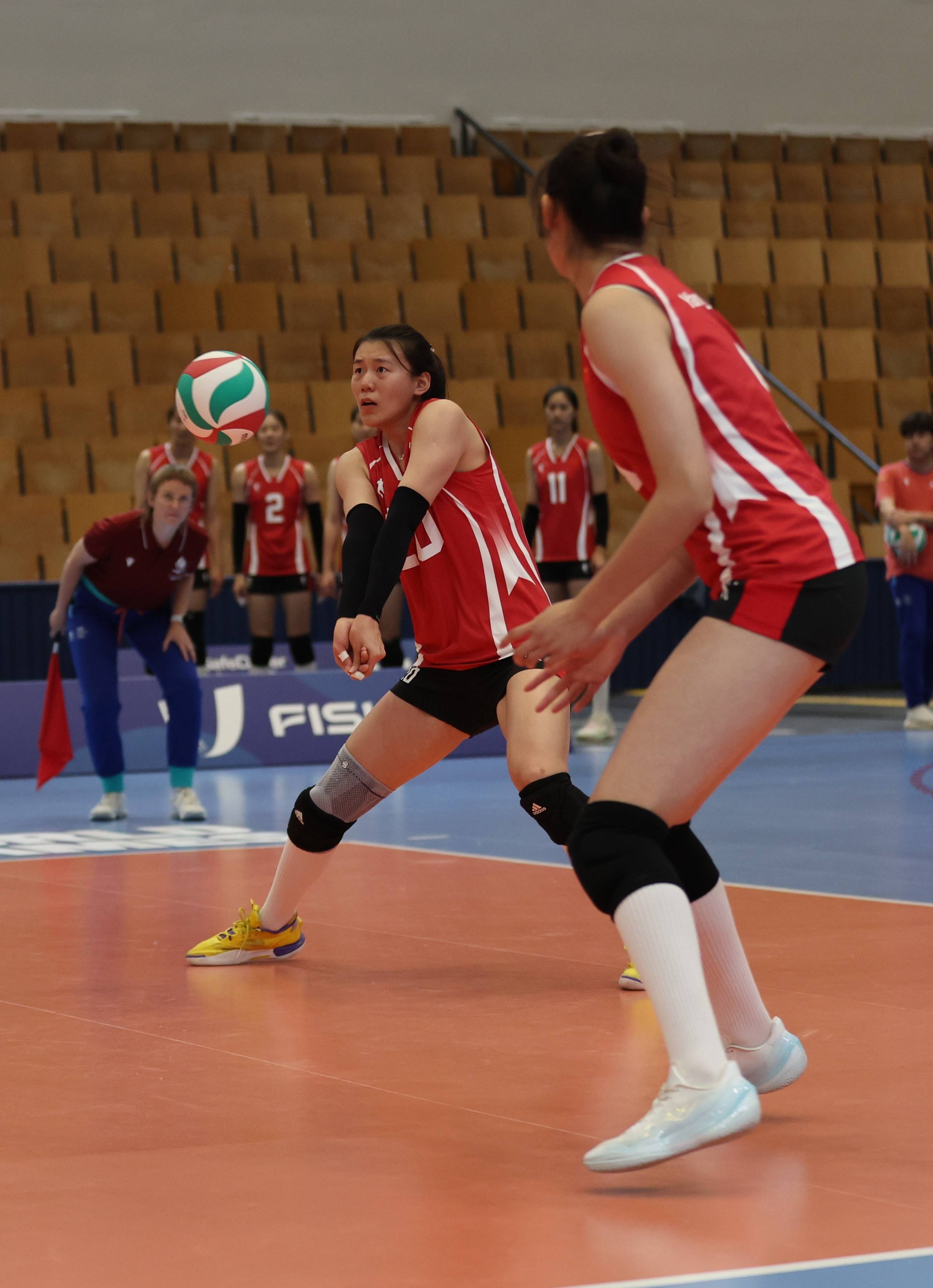 （体育）大运会——女排小组赛：中国队不敌德国队