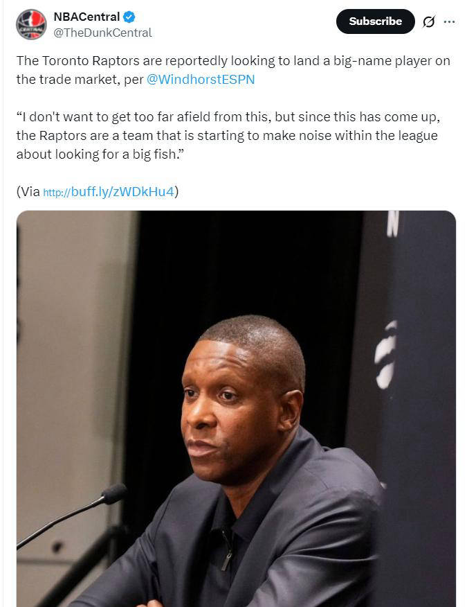 多伦多猛龙运营失手：西(xī)卡离队后巴恩(ēn)斯(sī)表(biǎo)现欠佳