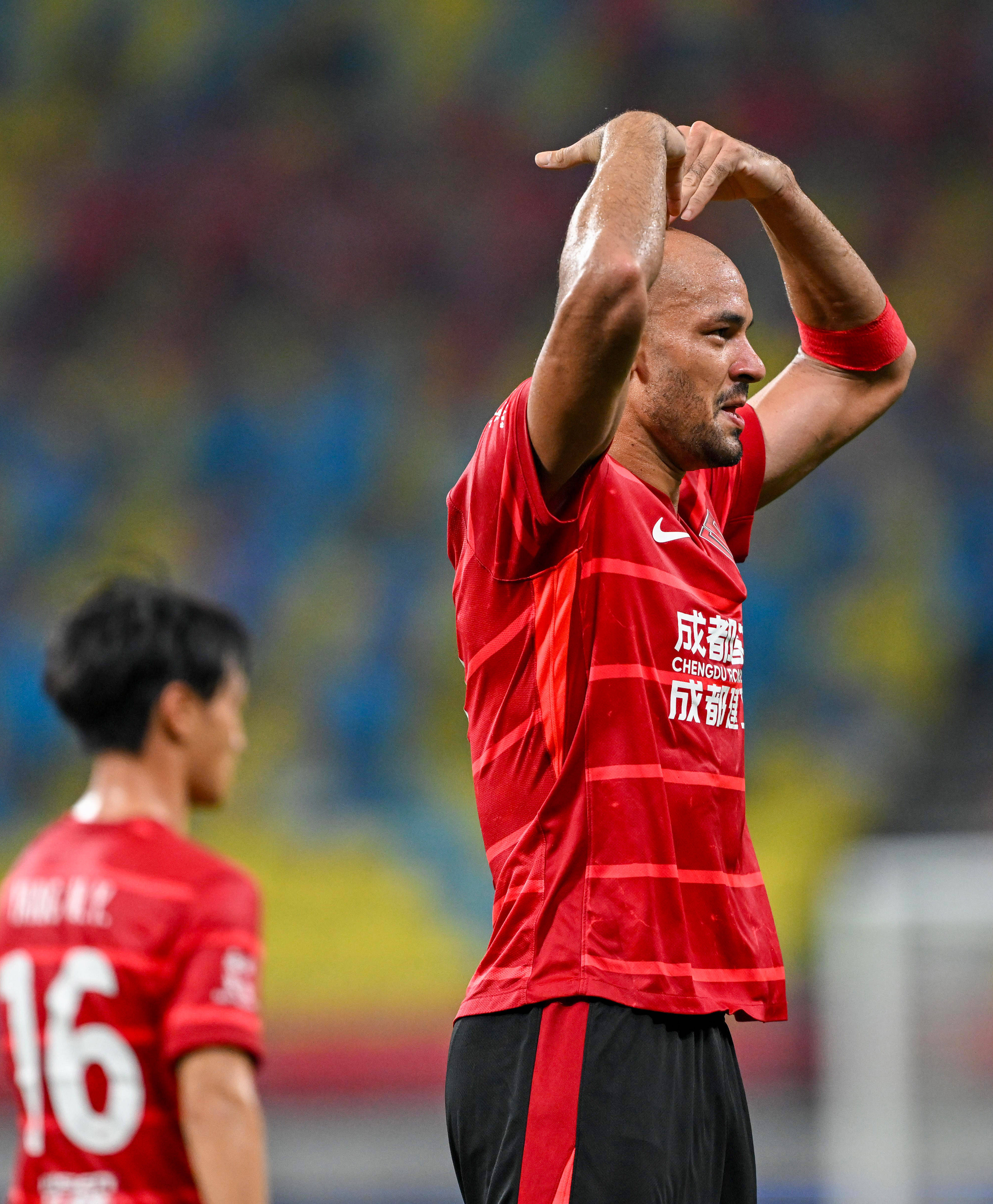 #（体育）足球——中超：成都蓉城战胜山东泰山