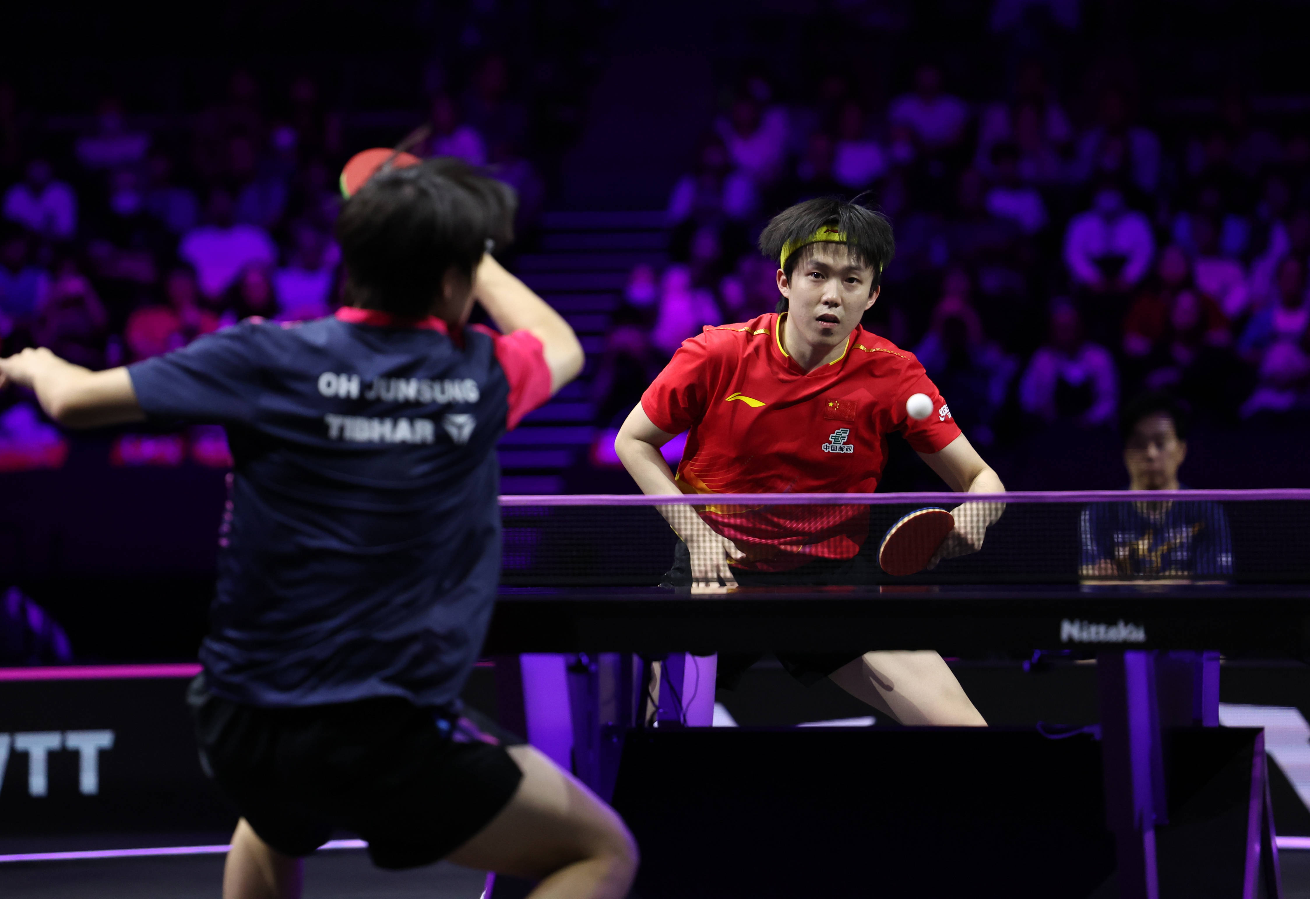 （体育）乒乓球——WTT横滨冠军赛：王楚钦晋级八强