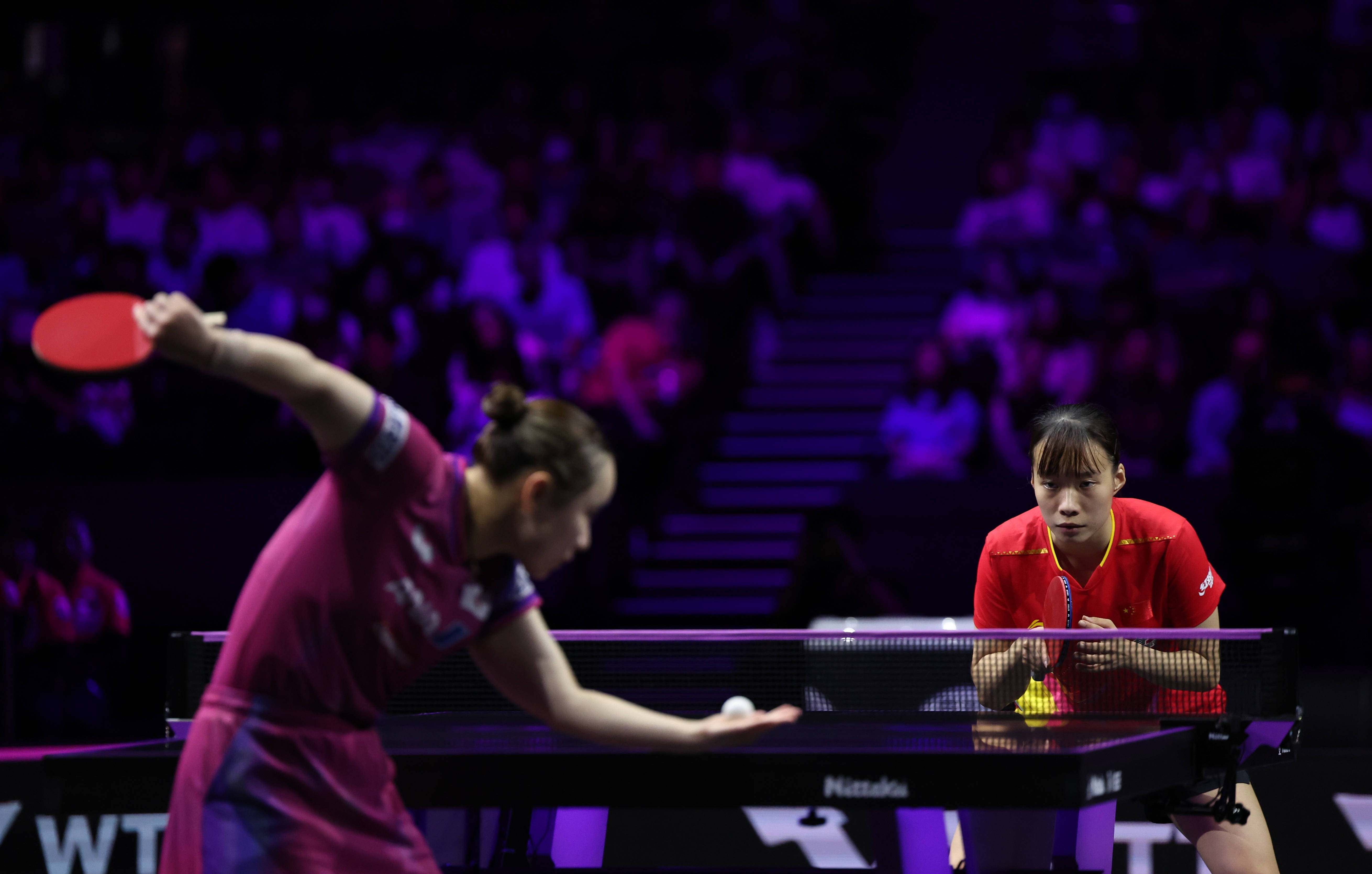 （体育）乒乓球——WTT横滨冠军赛：石洵瑶晋级八强