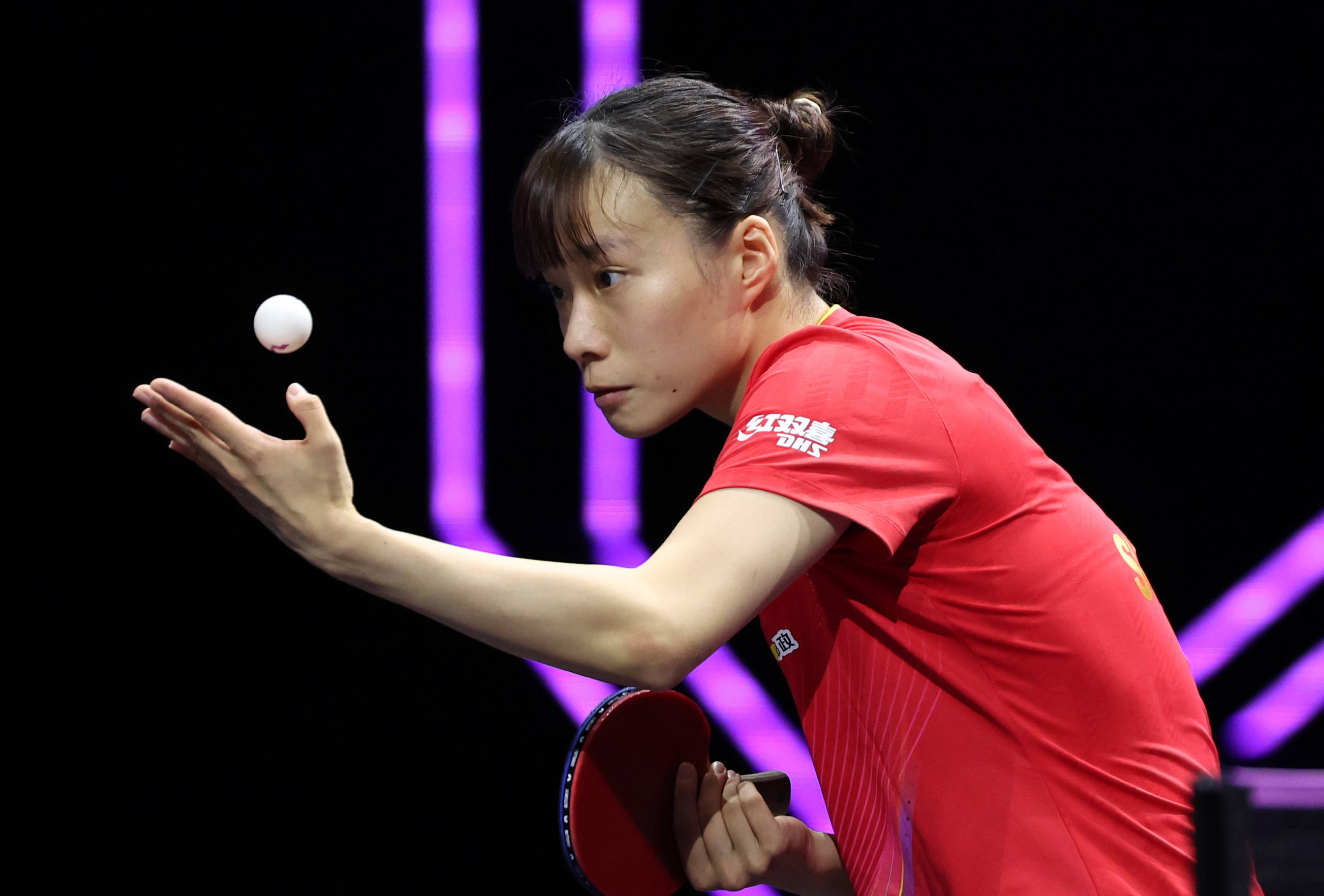 （体育）乒乓球——WTT横滨冠军赛：石洵瑶晋级八强