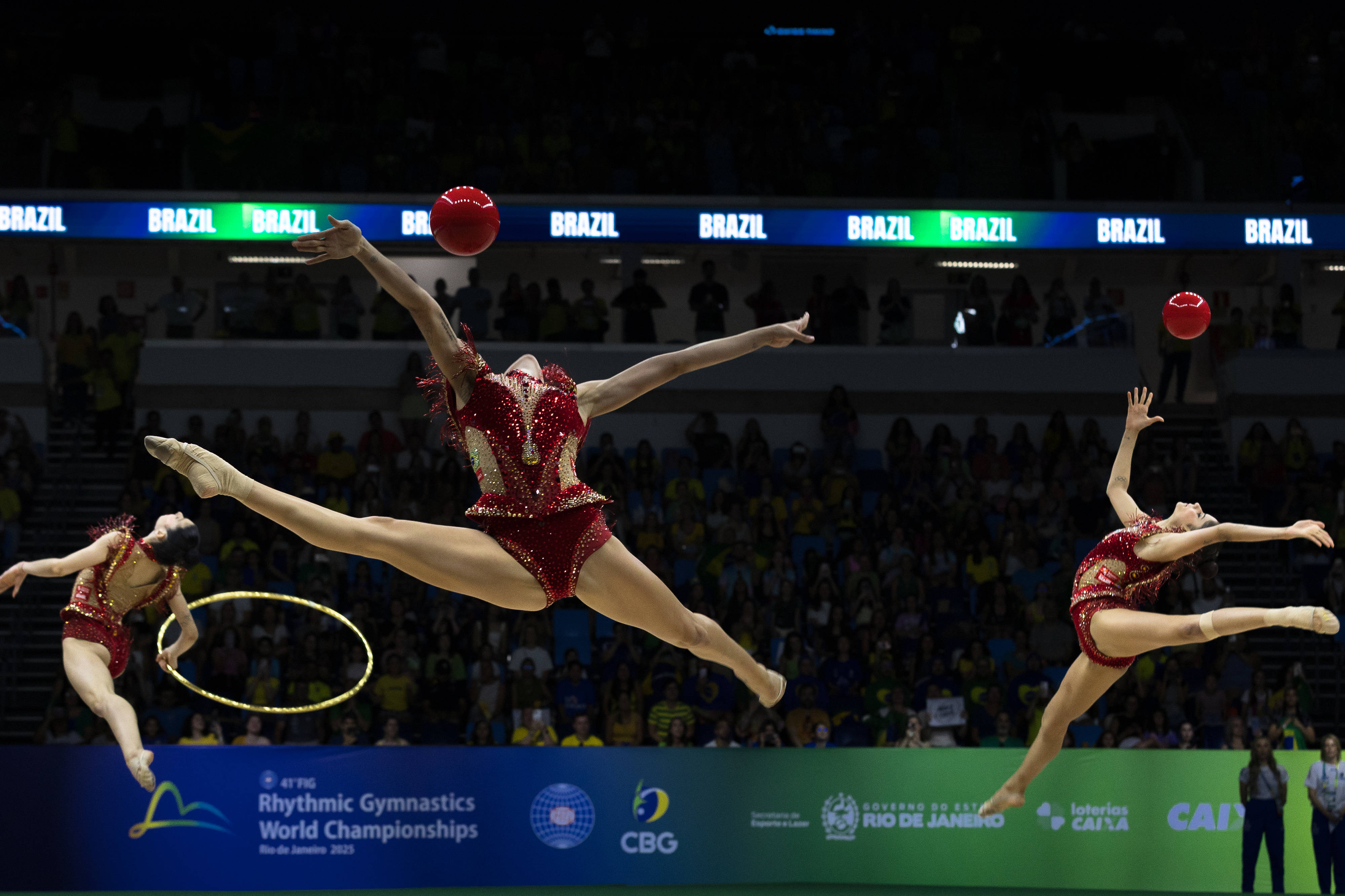 （体育）艺术体操——世锦赛：集体全能决赛赛况