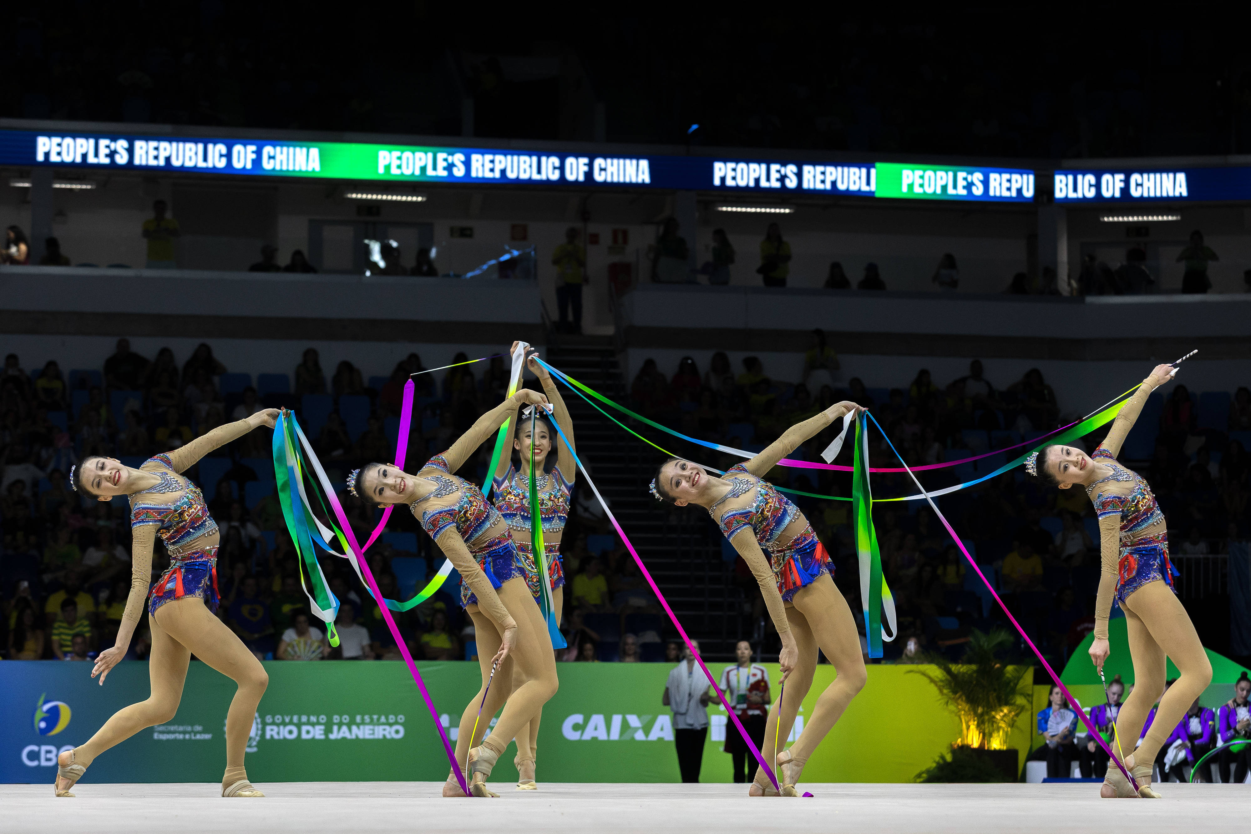 （体育）艺术体操——世锦赛：集体全能决赛赛况