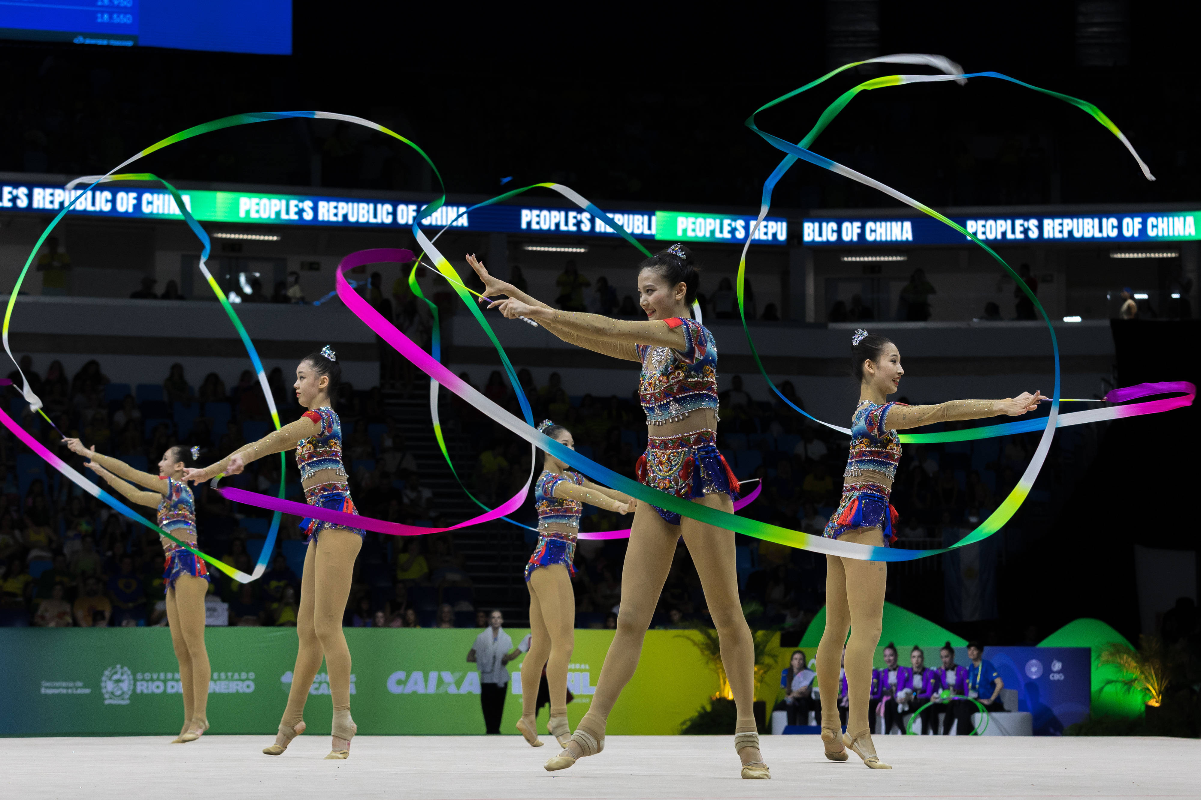 （体育）艺术体操——世锦赛：集体全能决赛赛况