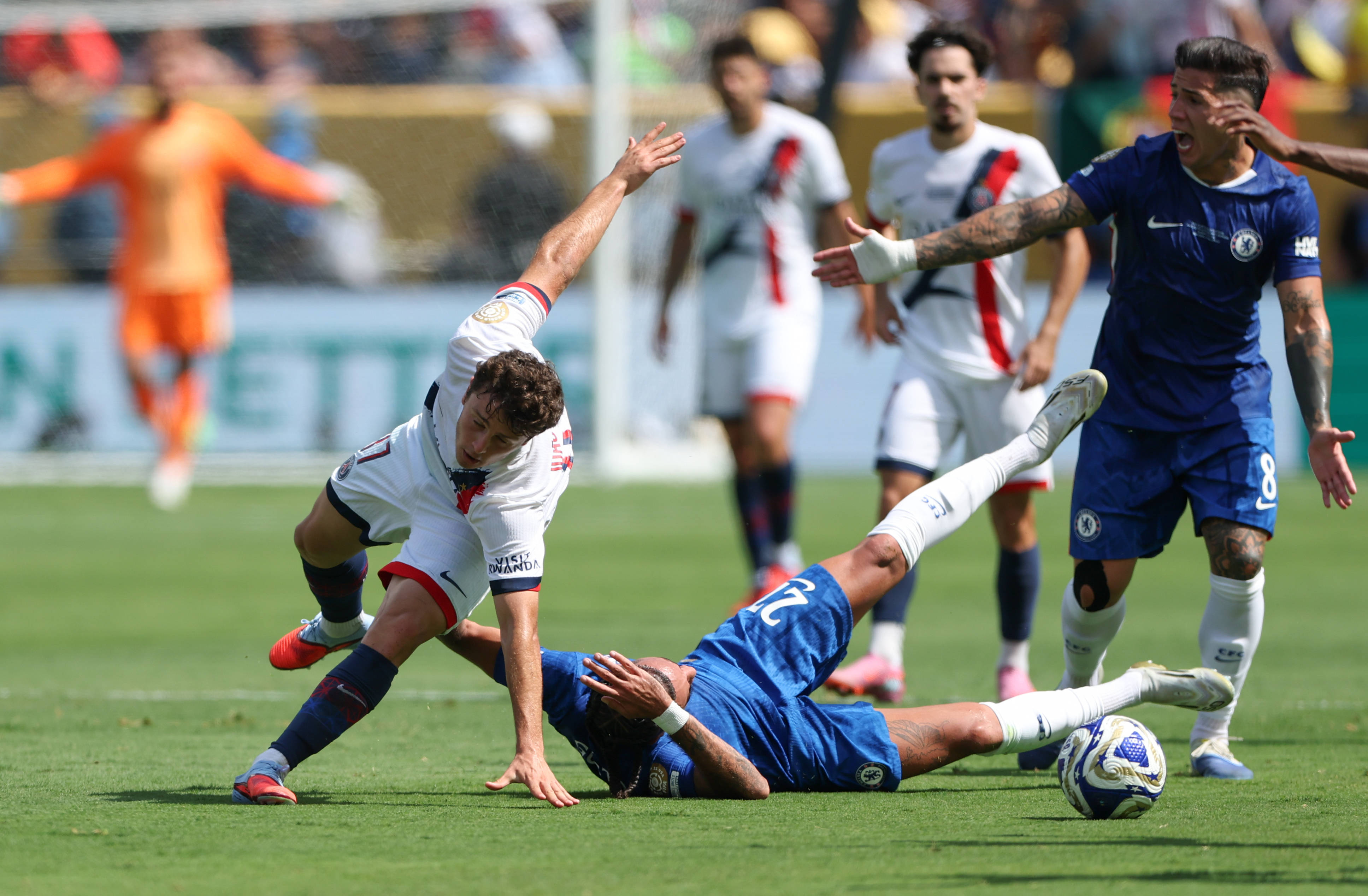 （体育）足球——世俱杯决赛：切尔西胜大巴黎 夺得世俱杯冠军