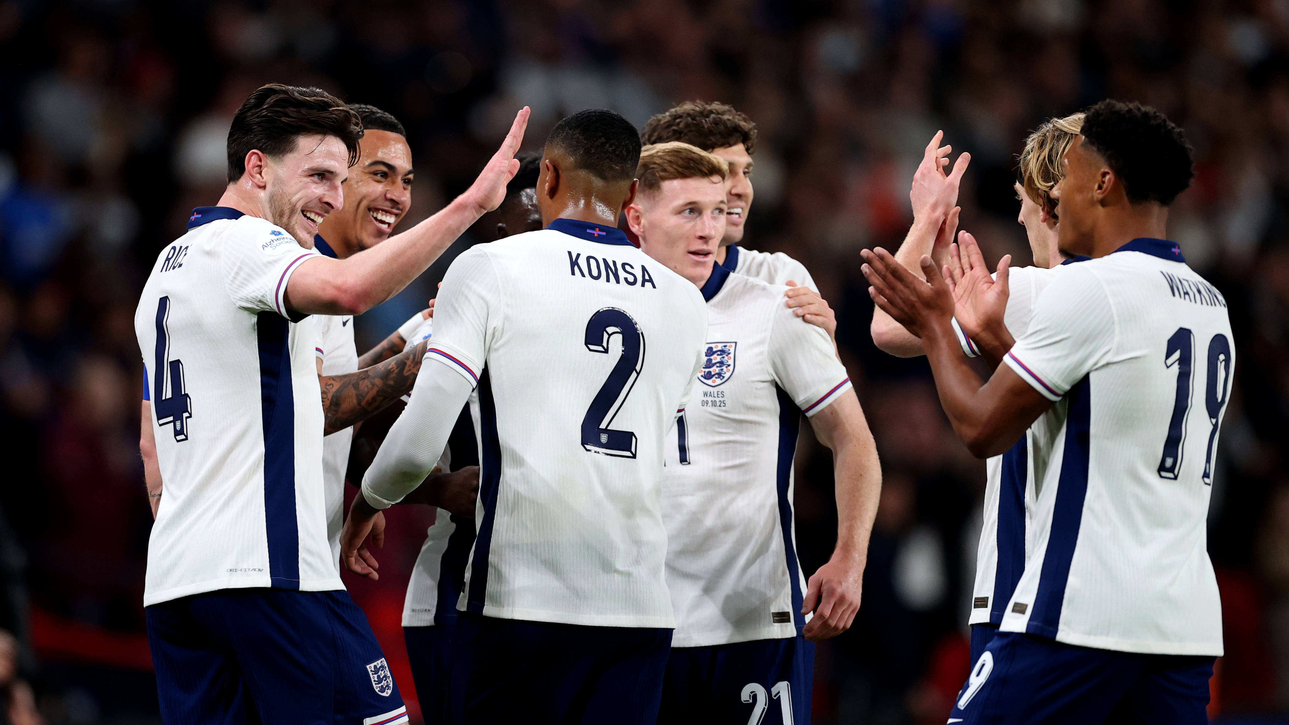 （体育）足球——热身赛：英格兰胜威尔士